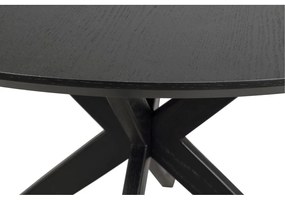 Кръгла маса за хранене с дъбов плот 120x120 cm Calverton - Rowico