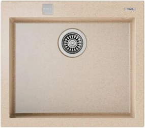 Умивалник ТЕКА М.1026, Forsquare 50.40, гранит, светло бежов