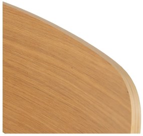 Трапезни столове в син и естествен цвят в комплект от 4 броя Moe - Ixia