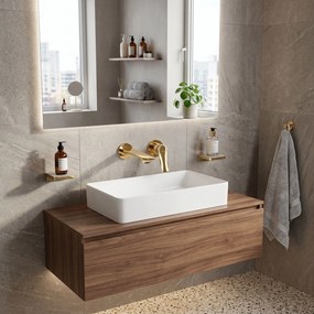 Смесител за мивка за вграждане REA VISION Gold + BOX