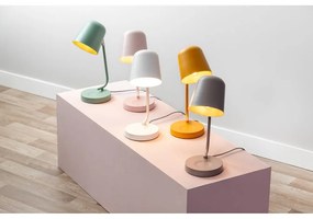 Сива настолна лампа (височина 38,5 cm) Encantar – Leitmotiv