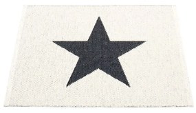 Черно-бял килим за открито и закрито 70x90 cm Viggo Black – Pappelina