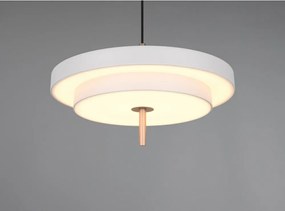 LED затъмняващо се висящо осветително тяло в цвят слонова кост Keaton – Trio