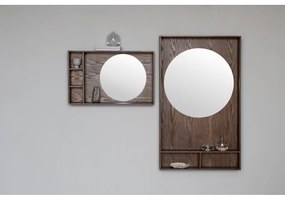 Кафяв панел за окачване от масивен дъб 40x65x11,5 cm Show Me – Mette Ditmer Denmark