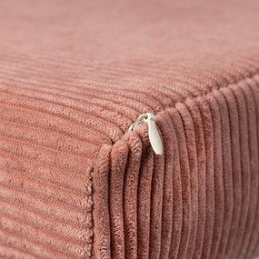 Светлорозово велурено игрище от пяна 75x41x7 cm Bloque Montessori – Little Nice Things