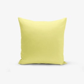 Жълта калъфка за възглавница със смес от памук , 45 x 45 cm - Minimalist Cushion Covers