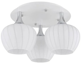 Globo 15548-3DW - Полилей за повърхностен монтаж MAXY 3xE27/40W/230V бял