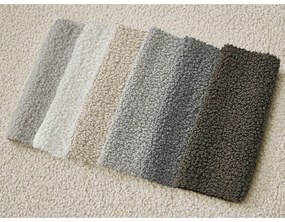 Бежов ъглов диван от прежда с примки от букле (ляв ъгъл) Leonore – Bobochic Paris