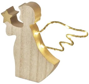 LED коледна декорация 8xLED/2xAAA ангел