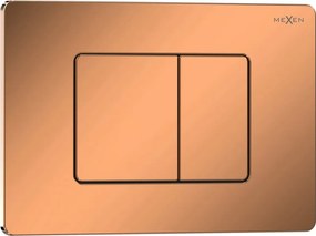 Mexen Tex 05 бутон за промиване неръждаема стомана, блестящо розово злато - 6105-09