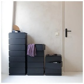 Черен метален скрин 37x98,5 cm Joey - Spinder Design