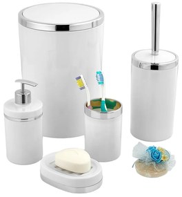 Бял комплект аксесоари за баня - Oyo Concept