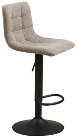 Бежов тапициран бар стол с регулируема височина (височина на седалката 61 cm) Middelfart – House Nordic