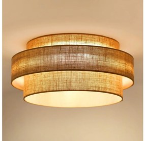 Brilagi - LED таванно осветление SPACE YUTE LED/12W/230V, Ø 50 см, бежово