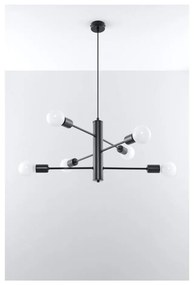 Черна висяща лампа 6 Donato - Nice Lamps