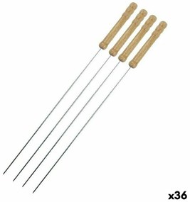 Комплект Шишове за Барбекю Метал 38,5 cm (4 Части) (36 броя) (4 pcs)