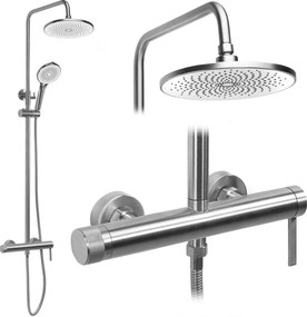 Комплект за душ Rea Rivo Brush Nickel