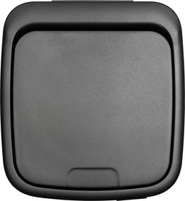 Тъмносиво стоманено кошче за боклук отваряне с докосване 30 l Bo Touch – Brabantia