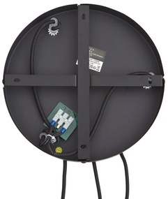 Дизайнерска висяща лампа черна с димно стъкло 3 светлини - Ana