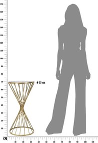 Кръгла масичка за кафе ø 35 cm Hypnos - Mauro Ferretti