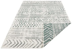 Зелен и кремав килим на открито , 120 x 170 cm Biri - NORTHRUGS