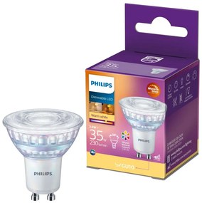 LED Димируема крушка Philips Warm Glow GU10/2,6W/230V 2200-2700K CRI 90