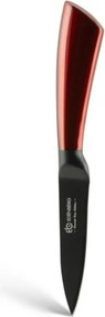 Комплект 5 бр ножове Edenberg EB-936, Карбонова стомана, Поставка, Червен