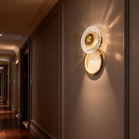 СТЕННА ЛАМПА LED LHJ071-W Brush Gold