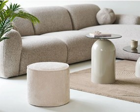 Бежова табуретка от рипсено кадифе Taupo – House Nordic