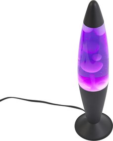 Лампа Лава лилава с бял восък, включително LED - Molten Lava