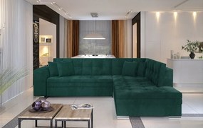 Ъглов диван Pueblo-Right-Green