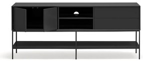 Черна маса за телевизор 175x74x45 cm Platt – Teulat