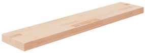 342951 vidaXL Дъска за рафт, 100x20x4 см, необработен масивен дъб