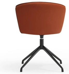 Оранжеви тапицирани трапезни столове в комплект 2 бр. Add – Teulat