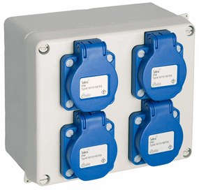 Socket box Solera 817-42p Водоустойчив 16,5 x 13,5 x 7 cm 250 V 16 A IP54