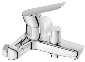 Стенен смесител за вана и душ ДАНИСТА LEAD FREE ICF 6280198, метални сплави, хром, 17.8x11.1х18.8см