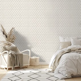 Самозалепващ тапет – Светли бежови геометрични мотиви