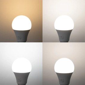 Комплект от 5 Интелигентни LED крушки E27 A60 матирани RGBW 9W 806lm 2700-6500K