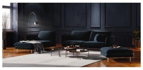 Антрацитно сив кадифен диван , 160 см Florence - Cosmopolitan Design