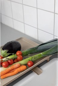 Бежова двуетажна тавичка за оттичане 42x29 cm Dry-It – Mette Ditmer Denmark