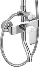 Комплект за душ REA BLOOM WHITE CHROME