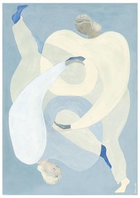 Постер 70x100 cm Hold You - Blue – Sofia Lind – The Poster Club