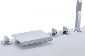 Смесител за вана ICL 6218155, месинг, със слушалка и превключвател