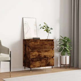 827177 vidaXL Сайдборд, опушен дъб, 60x35x70 см, инженерно дърво
