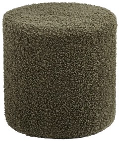 Зелена табуретка от прежда с примки от букле Ejby – House Nordic