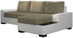 Ъгъл диван Nero-Right-White - beige