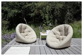 Design OUT™ Nido бял външен фотьойл Out Niddo - Karup Design