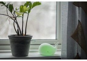 Бяла LED детска нощна светлина Whale – Star Trading