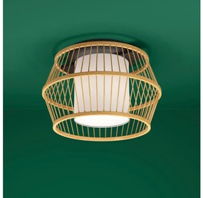 Eglo 390232 - Плафон MONTERROSO 1xE27/40W/230V бамбук