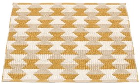 Килим за открито и закрито в цвят жълта охра 60x70 cm Dana Ochre – Pappelina
